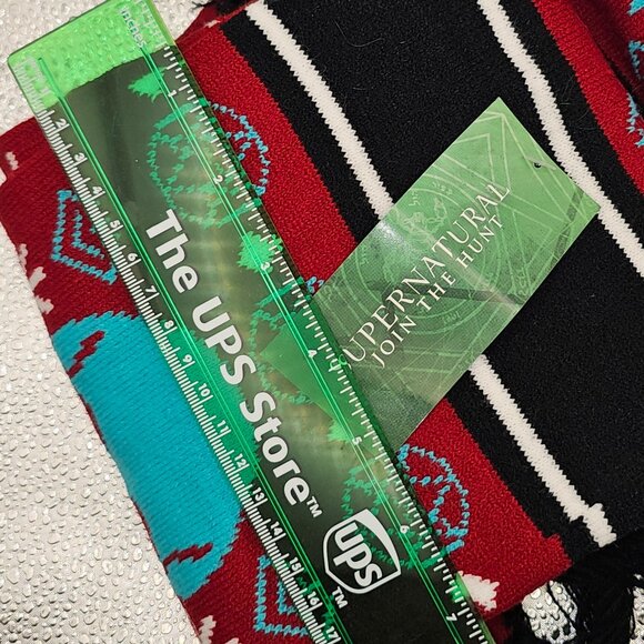 Supernatural Culturefly Fair Isle Scarf NWT - Picture 2 of 3